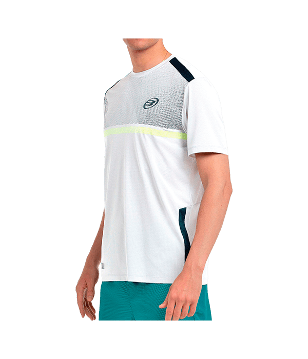 T shirt Bullpadel Bilao 2025 White Padel Clothes Bullpadel