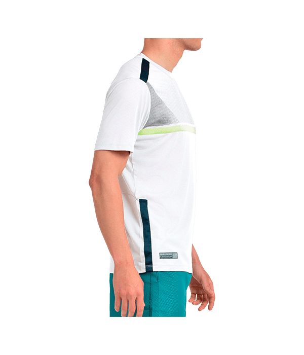 T shirt Bullpadel Bilao 2025 White Padel Clothes Bullpadel