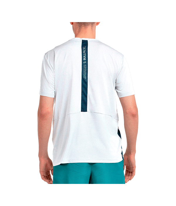 T shirt Bullpadel Bilao 2025 White Padel Clothes Bullpadel