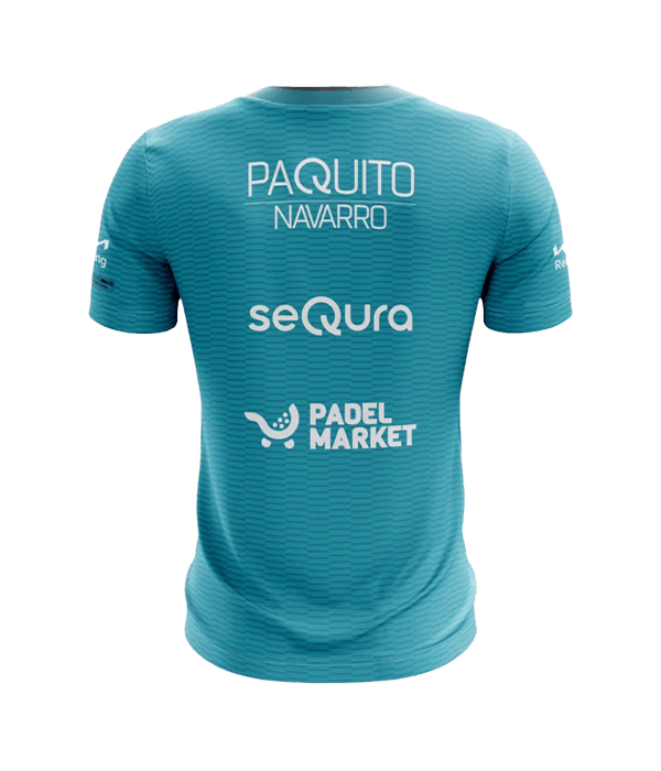 Camiseta Bullpadel Meira Paquito Navarro Turquesa 2025 - STARz PADEL