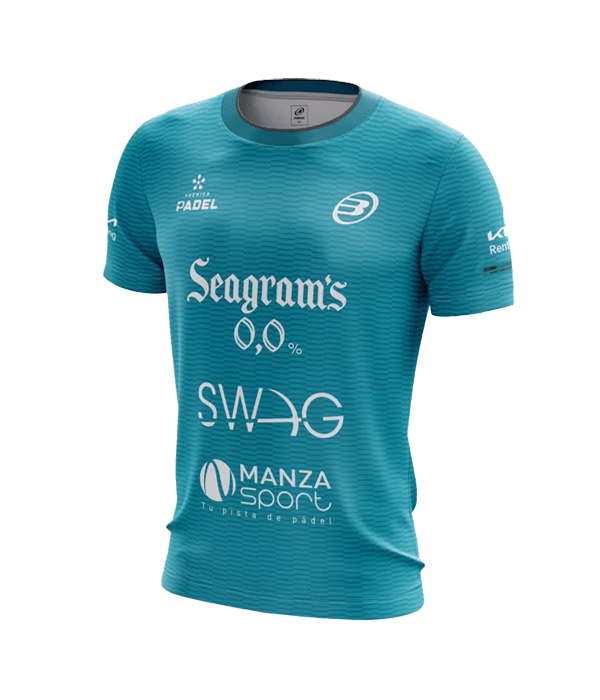 Camiseta Bullpadel Meira Paquito Navarro Turquesa 2025 - STARz PADEL