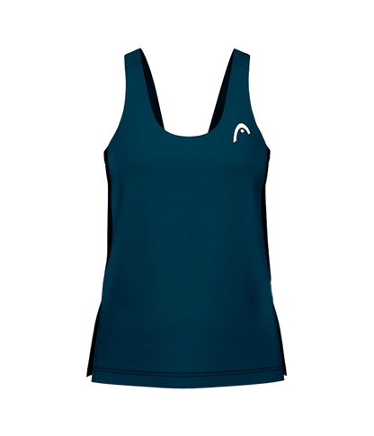 Camiseta de tirantes HEAD mujer Spirit Azul Marino 2025 - STARz PADEL