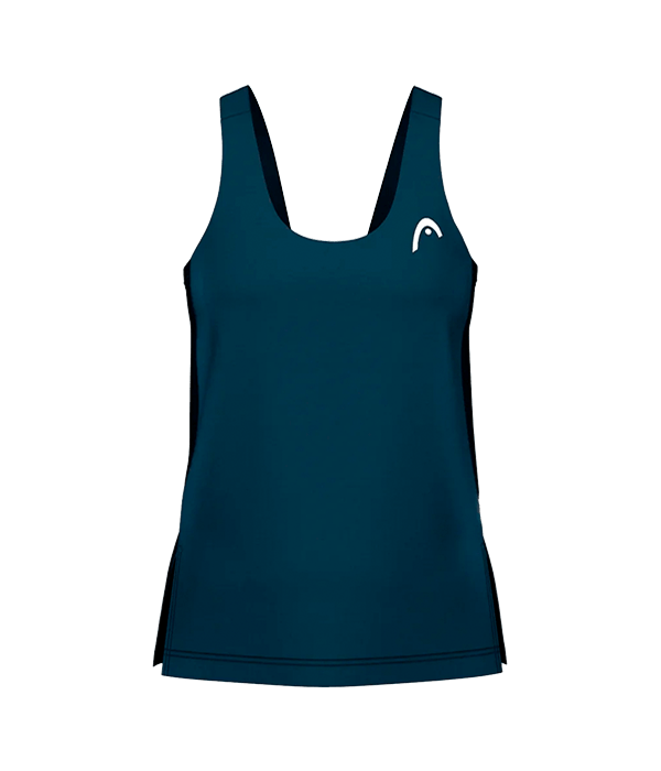 Camiseta de tirantes HEAD mujer Spirit Azul Marino 2025 - STARz PADEL