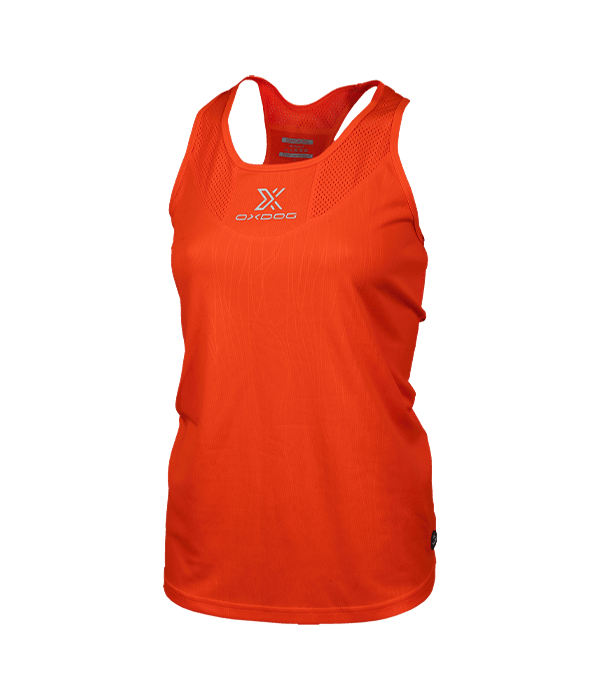 Camiseta de Tirantes Oxdog Tiebreak Tank Top Women Naranja 2025 - STARz PADEL