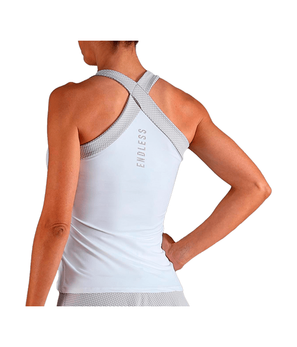 T shirt Endless Cross White 2025 Padel Clothes Endless