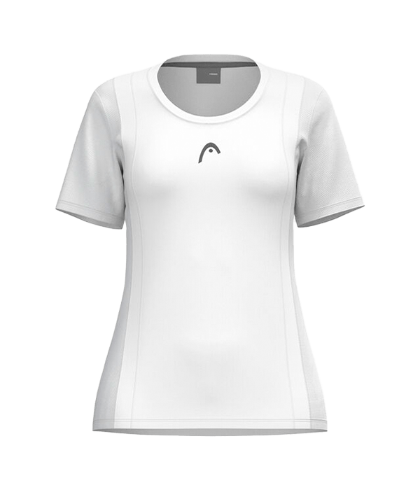 Camiseta HEAD Club 25 Tech Women Blanco 2025 - STARz PADEL