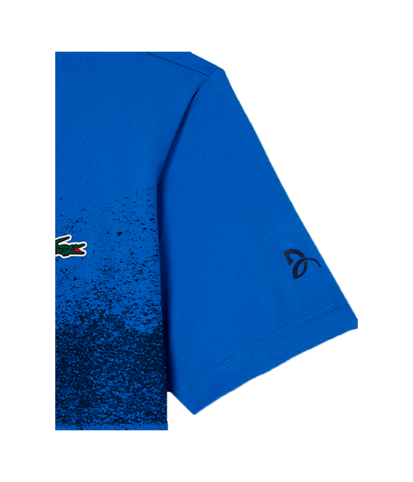 T shirt Lacoste Novak Djokovic Tee Blue/Black 2025 Padel Clothes Lacoste