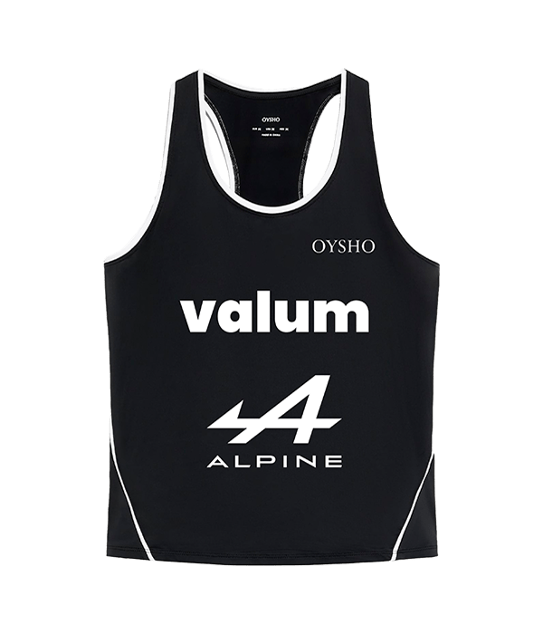 Camiseta Oysho Alejandra Salazar Negra 2025 - STARz PADEL