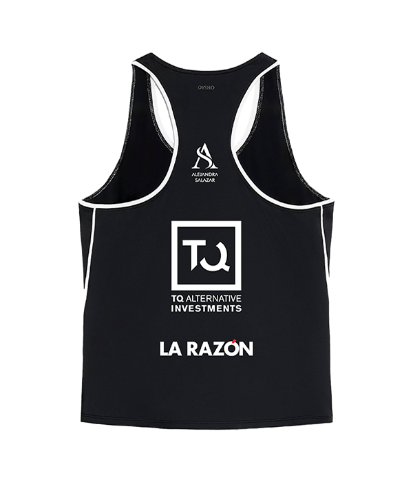 Camiseta Oysho Alejandra Salazar Negra 2025 - STARz PADEL
