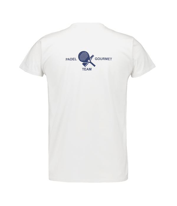 Camiseta Padel Team Gourmet Blanca Men - STARz PADEL