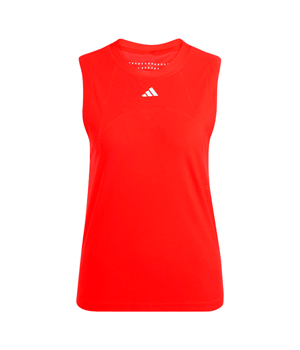 Camiseta sin mangas Adidas Match Pro Mujer Rojo 2025 - STARz PADEL