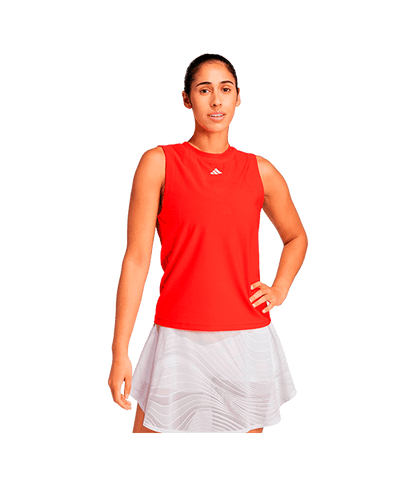 Camiseta sin mangas Adidas Match Pro Mujer Rojo 2025 - STARz PADEL