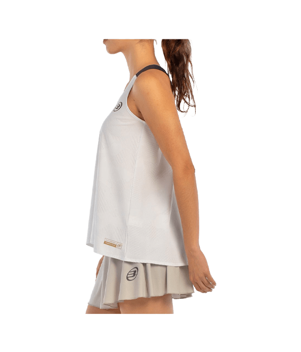 Camiseta Tirantes Bullpadel Agore Women Blanco 2025 - STARz PADEL