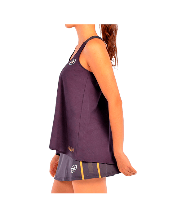 Camiseta Tirantes Bullpadel Agore Women Negro Carbón 2025 - STARz PADEL