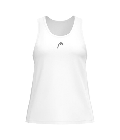 Camiseta Tirantes Head Club 25 Tech Women Blanco 2025 - STARz PADEL