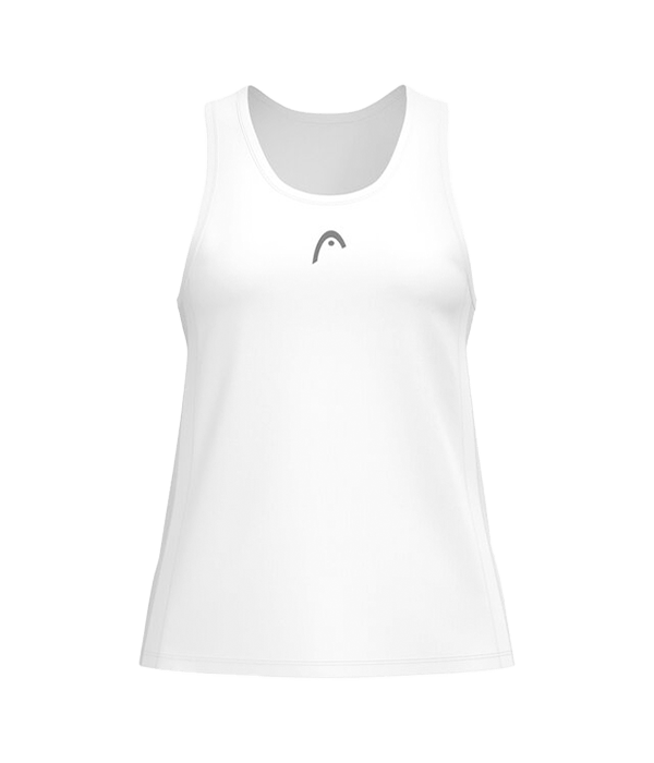 Camiseta Tirantes Head Club 25 Tech Women Blanco 2025 - STARz PADEL