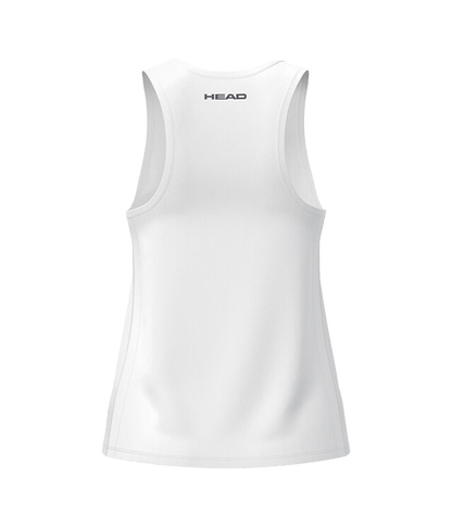 Camiseta Tirantes Head Club 25 Tech Women Blanco 2025 - STARz PADEL
