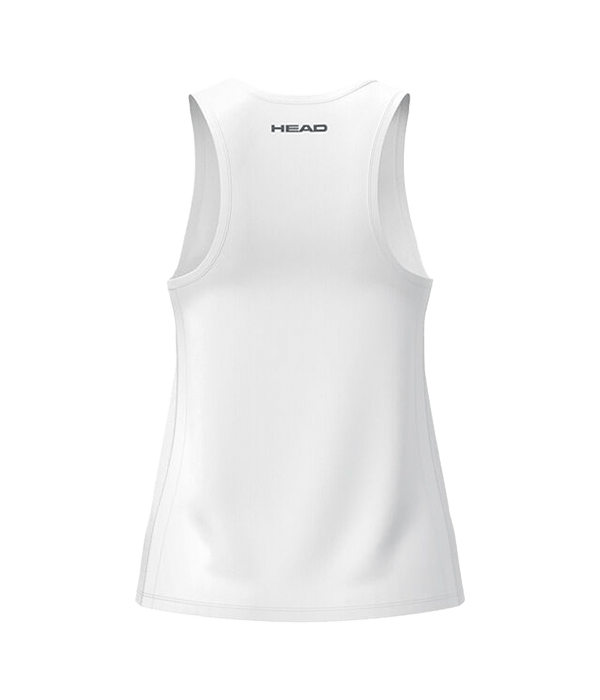 Camiseta Tirantes Head Club 25 Tech Women Blanco 2025 - STARz PADEL
