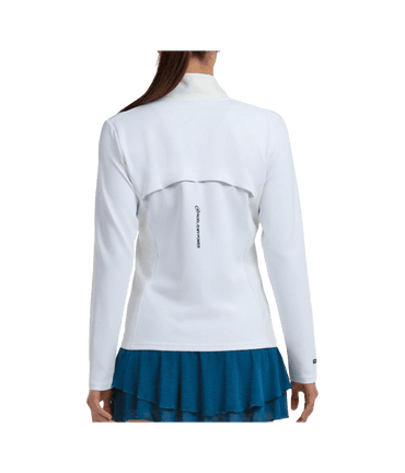 Jacket Bullpadel Desna Mujer White 2025 Padel Clothes Bullpadel