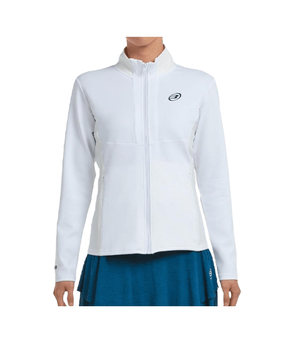 Jacket Bullpadel Desna Mujer Blanco 2025 Padel Clothes Bullpadel