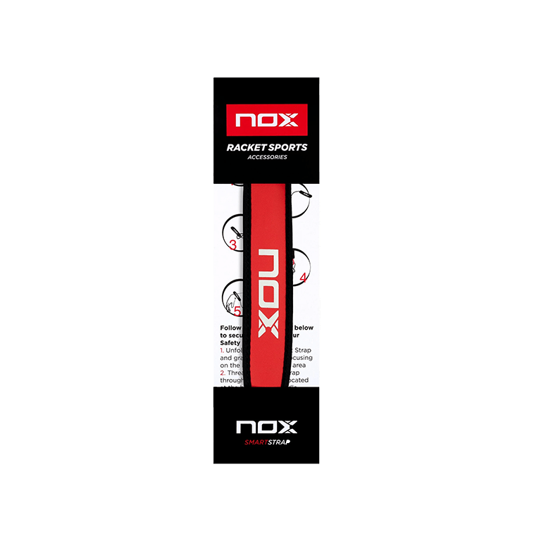 NOX Racket Strap Luxury Red Racket Strap Nox