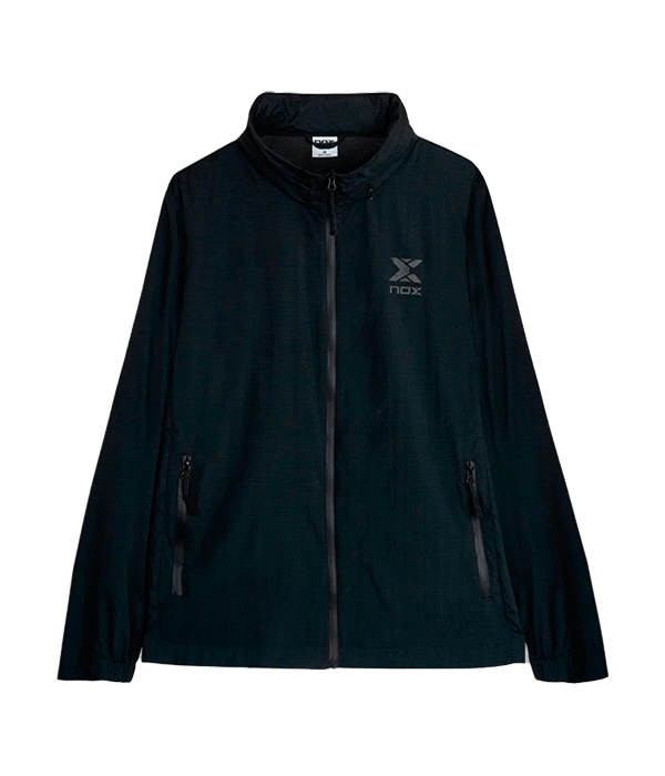 Cortavientos NOX Team Women Black 2025 Padel Clothes Nox