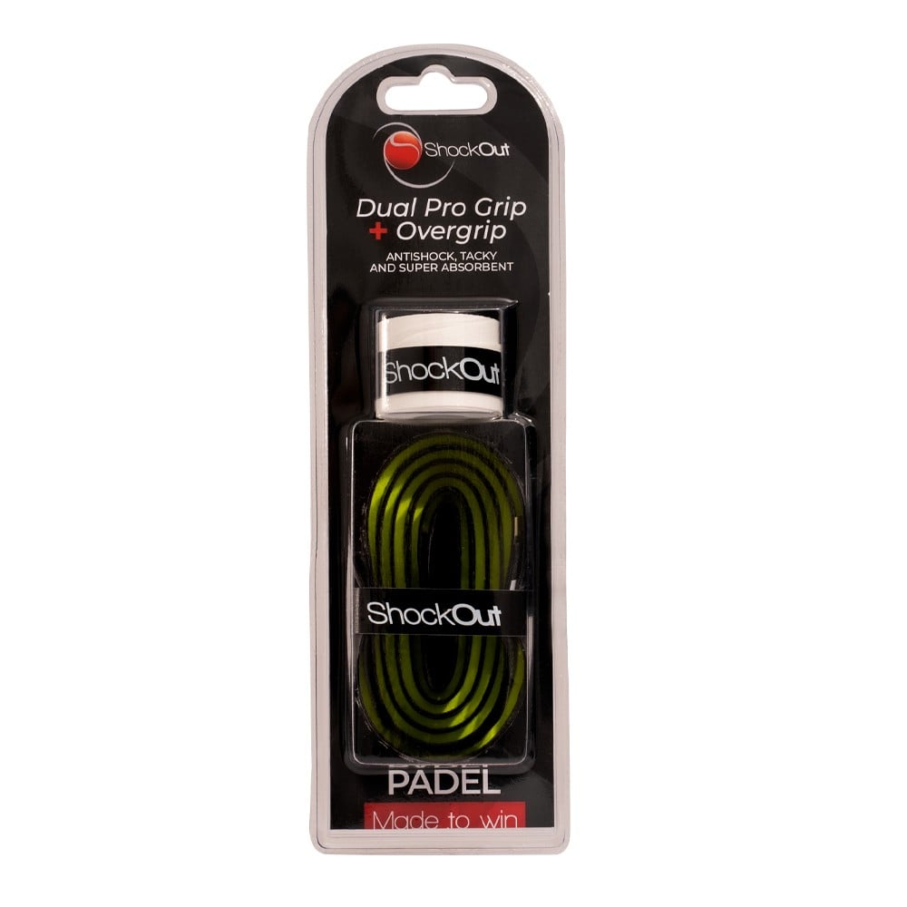 Dual Grip y Overgrip SHOCKOUT Black Accessories ShockOut Única Amarillo