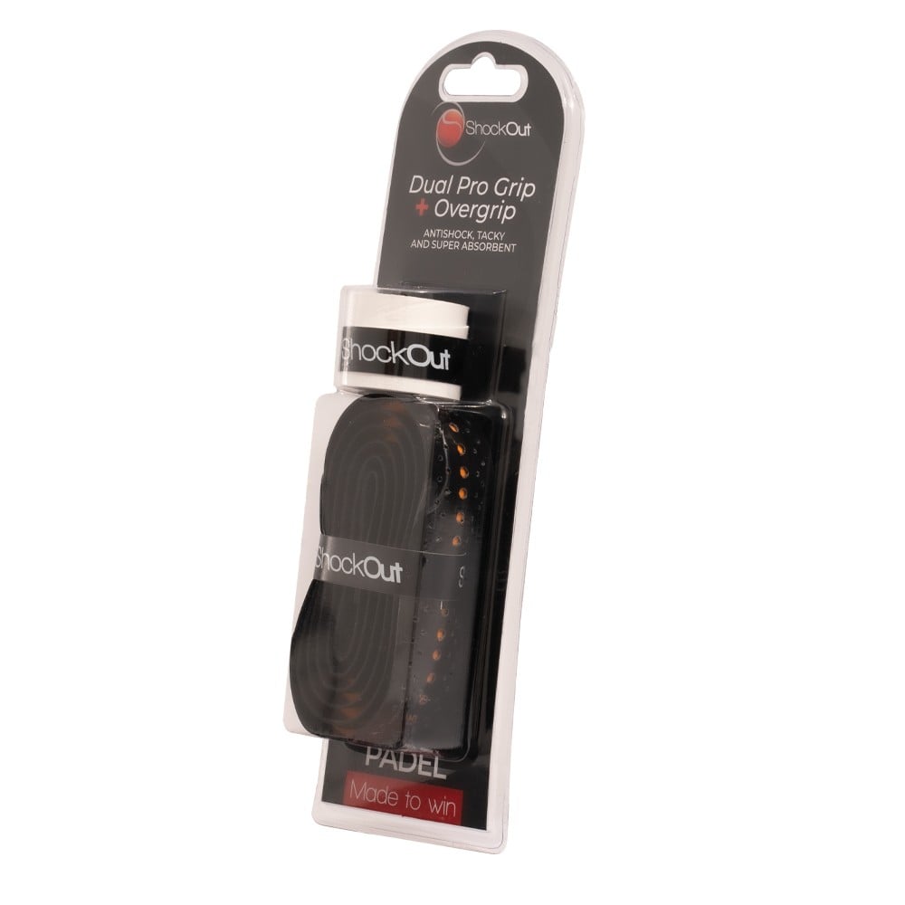 Dual Grip y Overgrip SHOCKOUT Black Accessories ShockOut Única Naranja