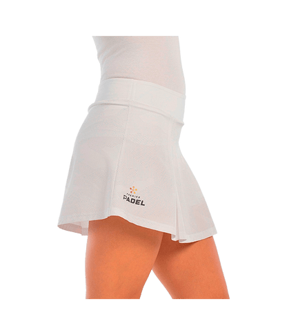 Falda Bullpadel Adoso Blanco 2025 Premier Padel - STARz PADEL