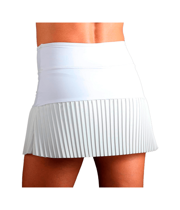 Falda Endless Ripley Blanco 2025 - STARz PADEL