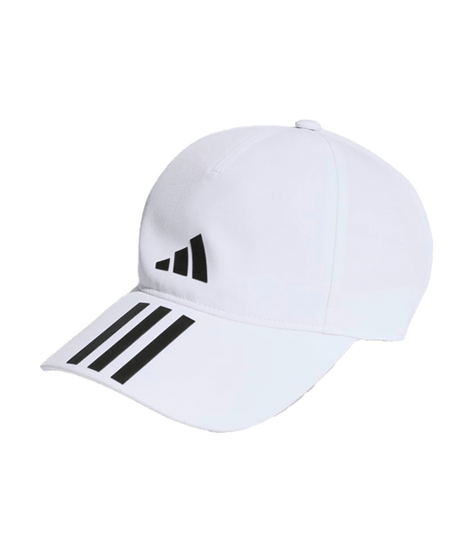 Adidas AeroReady Training 3 White Padel Cap Cap Adidas