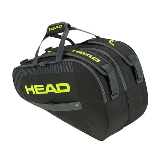 HEAD PADEL BAG M 2023 Black - Yellow Padel Bag Padel Bag Head Negro