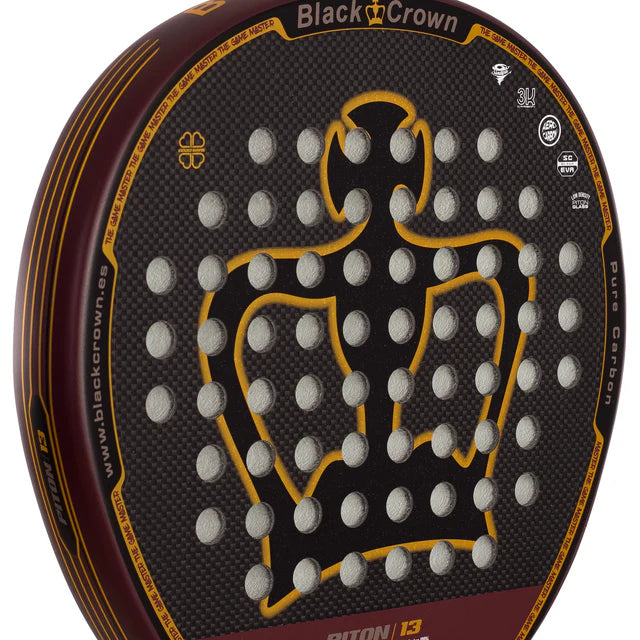 Black Crown Piton 13 2025 Padel Racket Padel Racket Black Crown