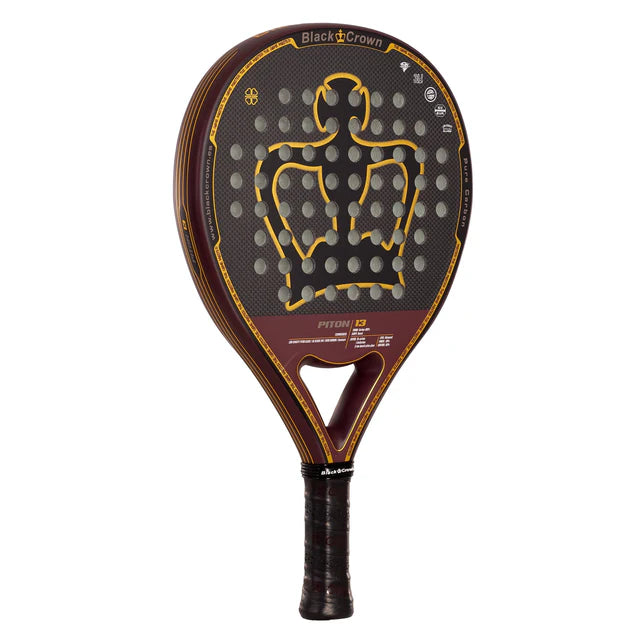 Black Crown Piton 13 2025 Padel Racket Padel Racket Black Crown