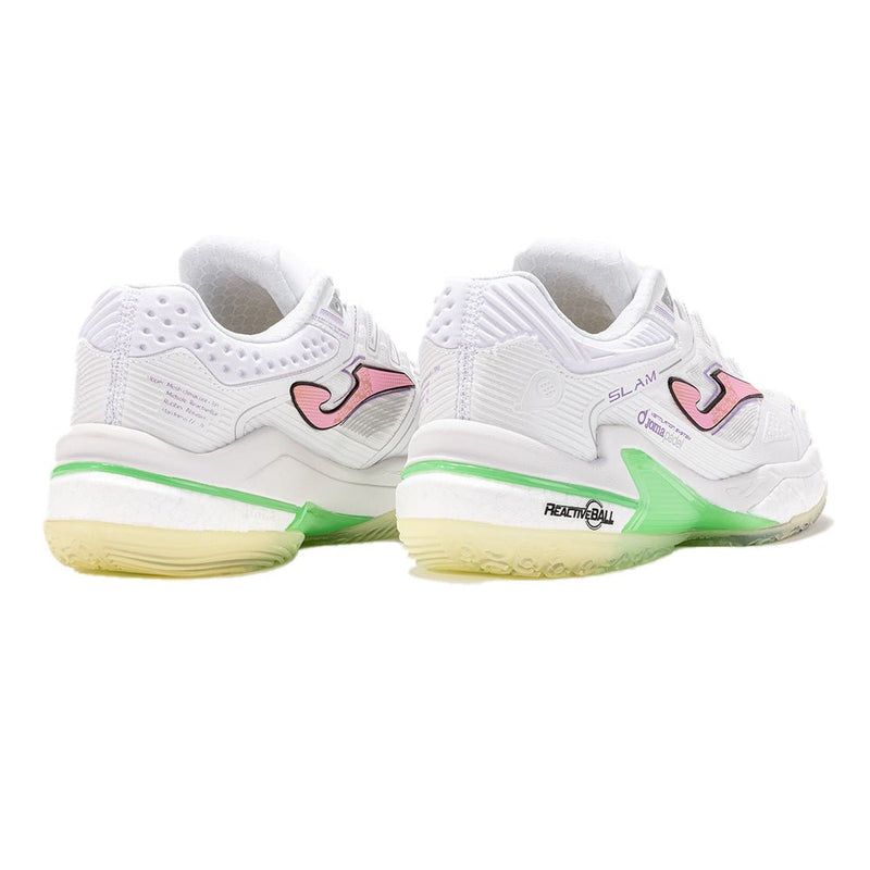 Cargue la imagen en el visor de la galería, JOMA SLAM Lady 2502 White 2025 Padel Shoes
