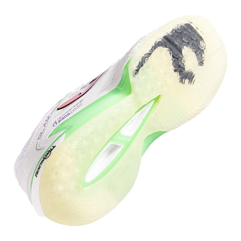 Load image into Gallery viewer, JOMA SLAM Lady 2502 White 2025 Padel Shoes
