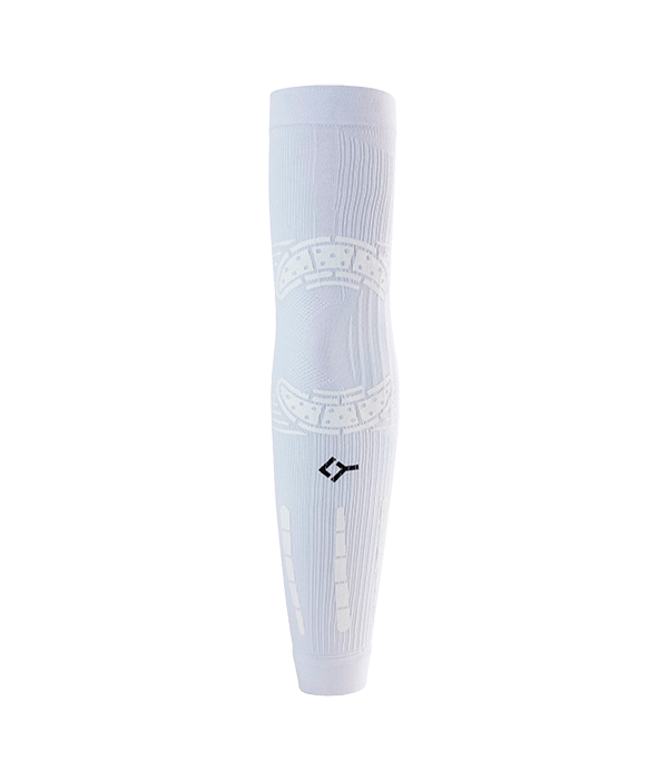 Floky No Strain Compression Sleeves White Court & Training Floky