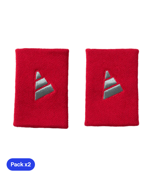 Adidas Largas Red (Pack x2) Wristband Wristband Adidas