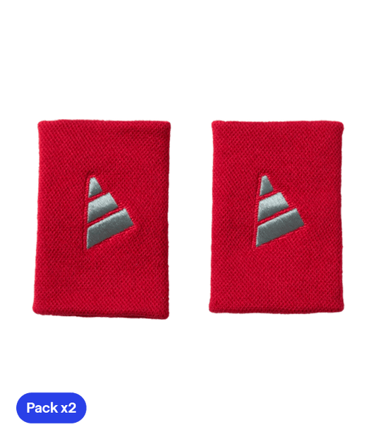 Adidas Largas Red (Pack x2) Wristband Wristband Adidas
