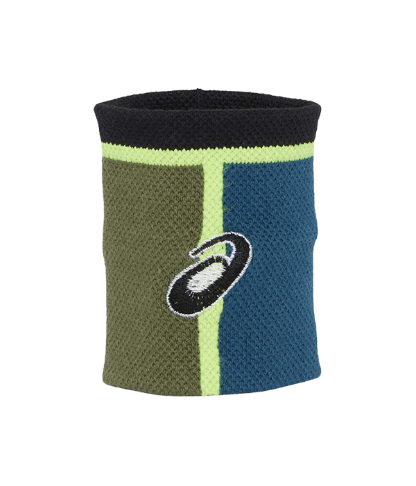 Asics Green/Blue Wristband Wristband Asics Padel