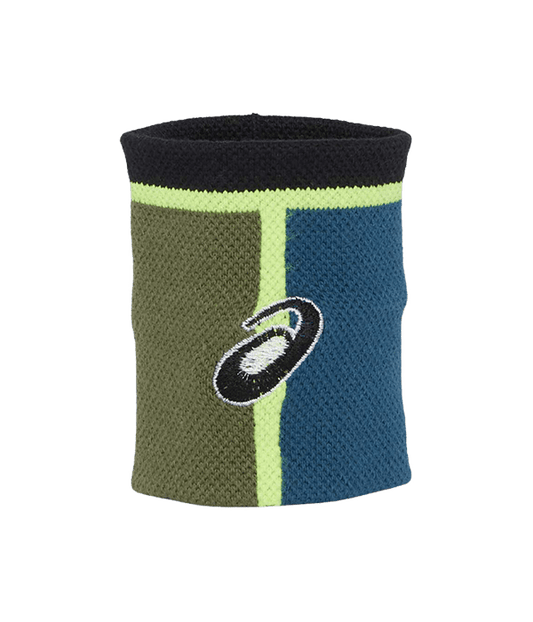 Asics Green/Blue Wristband Wristband Asics Padel