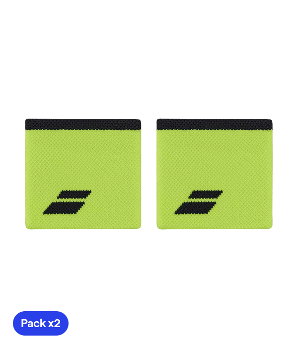 Babolat Yellow/Gris 2024 (Pack x2) Wristband Wristband Babolat