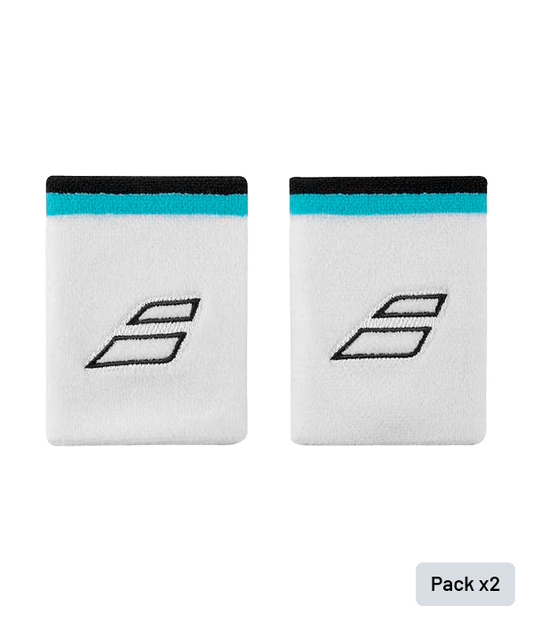 Babolat Jumbo Terry White (Pack x 2) Wristband Wristband Babolat