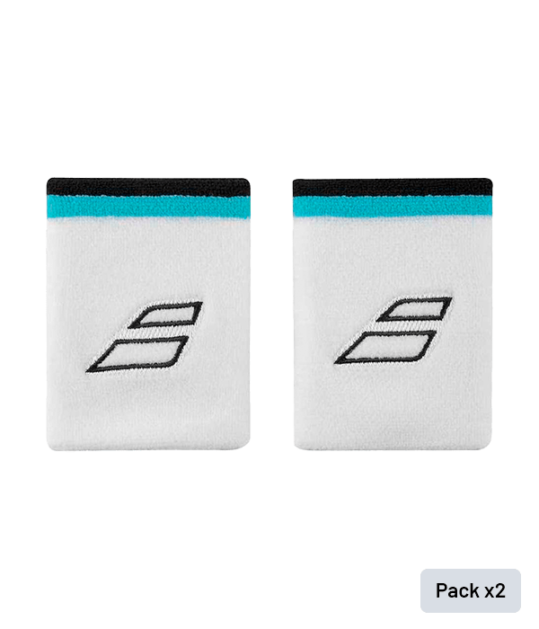 Babolat Jumbo Terry White (Pack x 2) Wristband Wristband Babolat