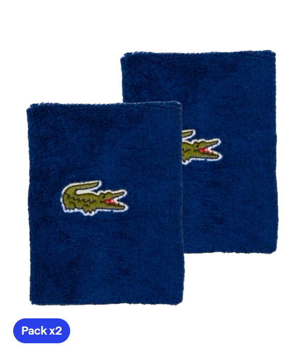 Largas Lacoste Sport Blue Marino (Pack x2) Wristband Wristband Lacoste