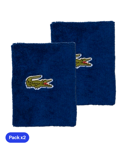 Largas Lacoste Sport Blue Marino (Pack x2) Wristband Wristband Lacoste