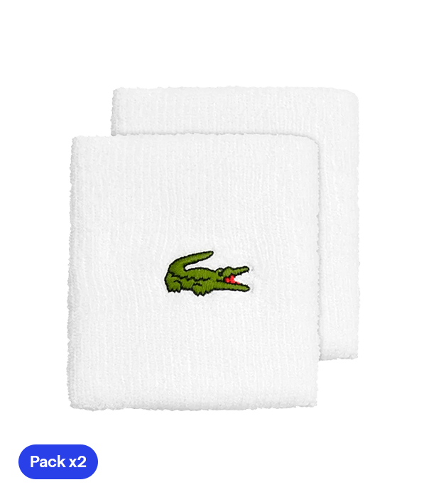Largas Lacoste Sport White (Pack x2) Wristband Wristband Lacoste
