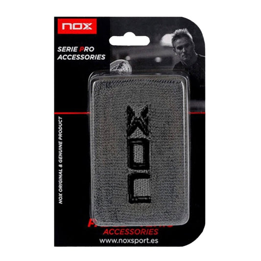 NOX Grey Black Wristband X2 Accessories Nox