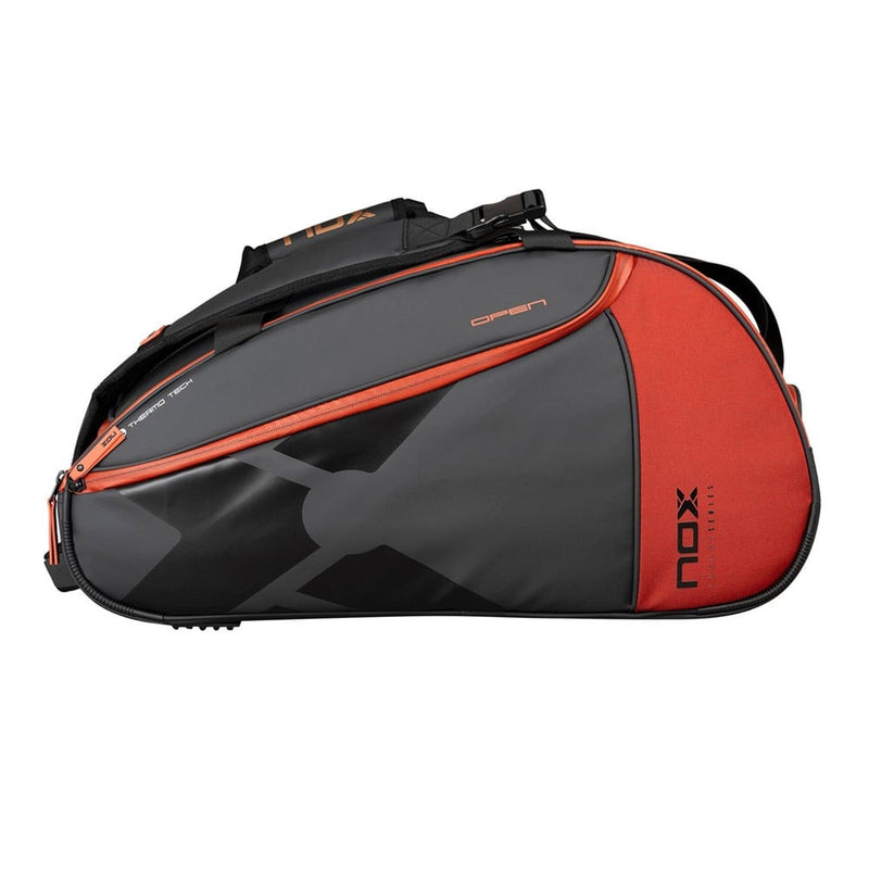 Load image into Gallery viewer, NOX Luxury Open Series Black/Red 2024 Padel Bag
