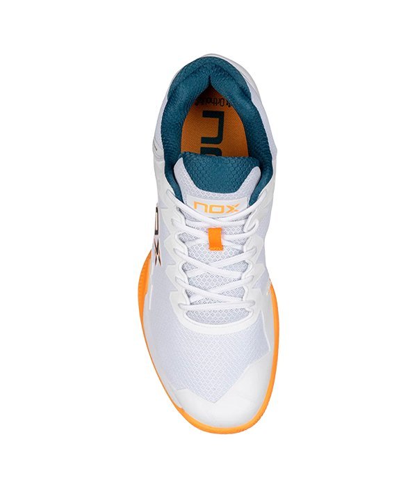 Cargue la imagen en el visor de la galería, Nox ML10 HEXA White/Apricot 2024 Padel Shoes
